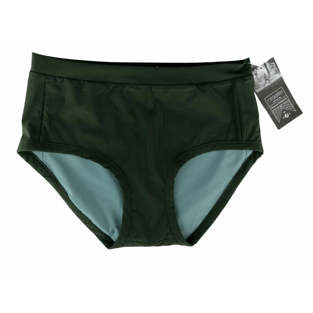 NEW OISELLE Roga Bikini Bottom Swimwear Green 4 S